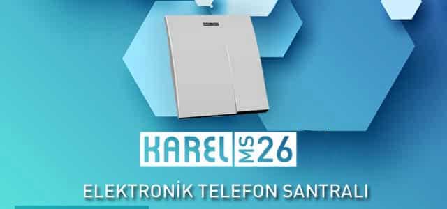 karel ms26c telefon santrali